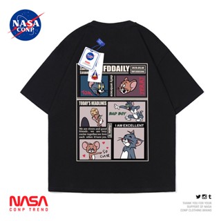 2023 เสื้อยืดแขนสั้น พิมพ์ลาย NASA Tom and Jack สไตล์คลาสสิก แฟชั่นฤดูร้อน สําหรับผู้ชาย_54