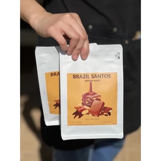 เมล็ดกาแฟ Brazil Santos (คั่วกลาง) 200G