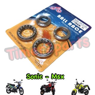 Sonic125 Msx125 ** ถ้วยคอ + ลูกปืนคอ ** อย่างดี