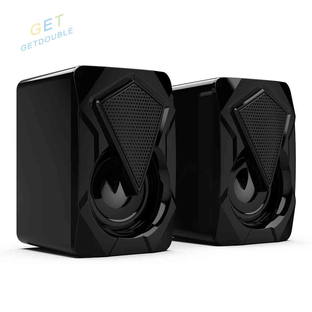 X2 ลําโพงคอมพิวเตอร์ USB 3Wx2 เบส พร้อมไฟ RGB สําหรับ PC #8