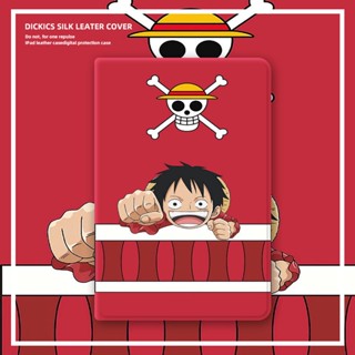 Monkey D. Luffy เคส 20/21/22 pro 11 mini 1/2/3/4/5/6 pro 10.2 11 gen 7 8 9 เคสไอแพด Airbag tri-fold pen slot air 2 3 4 5