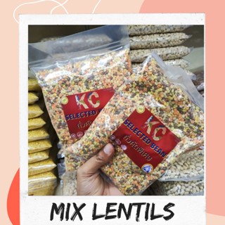 ถั่วเลนทิลรวม 5 สี Mix 5 colours Lentils 500g