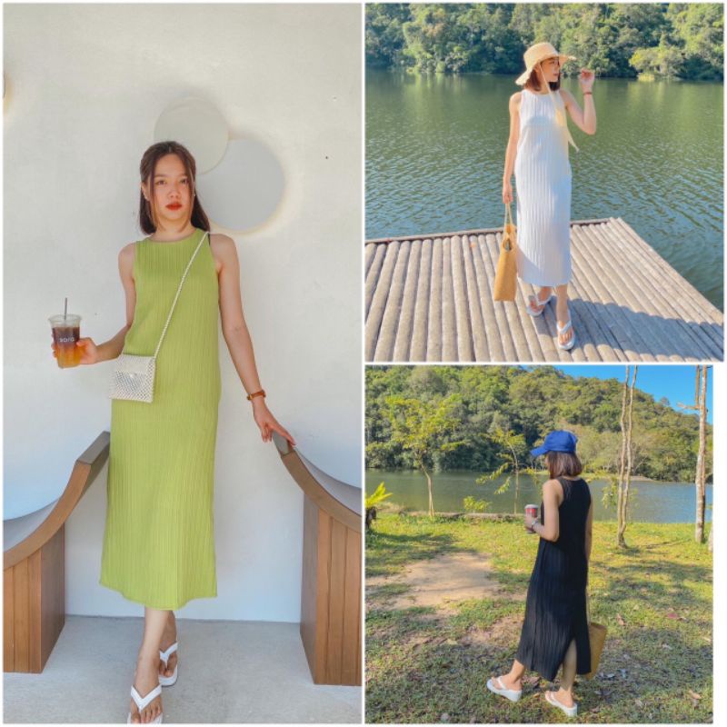 Summer maxi dress เดรสยาวทรงยอดฮิตมินิมอลมินิใจ