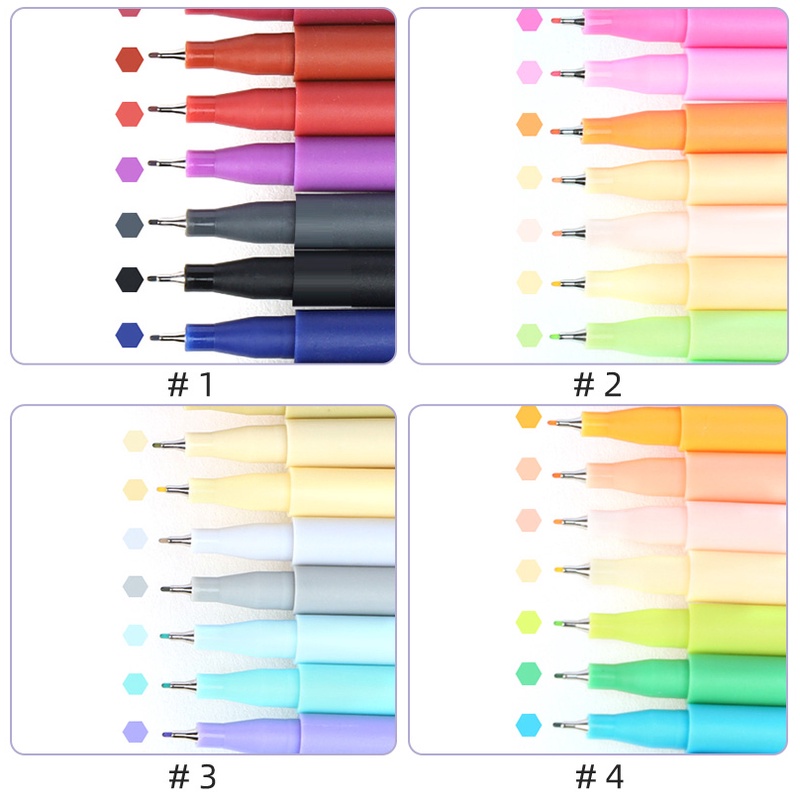 ปากกาเจลไฟเบอร์น่ารัก 0.4 มม. 10 สี สําหรับนักเรียน