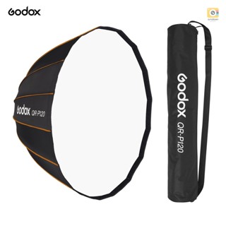 Godox ซอฟท์บ็อกซ์พาราโบลา 120 ซม. พร้อมกระเป๋าถือ สําหรับถ่ายภาพสตูดิโอ