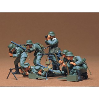 [ชุดโมเดลสเกลประกอบเอง] TAMIYA 35038 1/35 GER. MACHINE GUN TROOPS โมเดลทามิย่าแท้ model