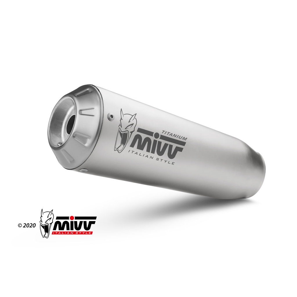 ท่อ Mivv สำหรับ DUCATI HYPERMOTARD 950 SP/RVE 2019 > 2022 | X-M1 TITANIUM