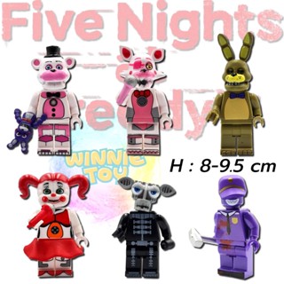 โมเดล ไฟน์ไนท์ แอน เฟรดดี้ 6 แบบ ชุด ภาค 5 H:8-9.5 cm. winnietoys