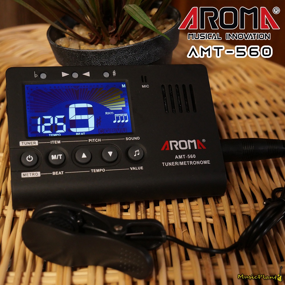 Aroma Tuner/Metronome/Tone Generator จูนเนอร์เมโทรนอม รุ่น AMT-560