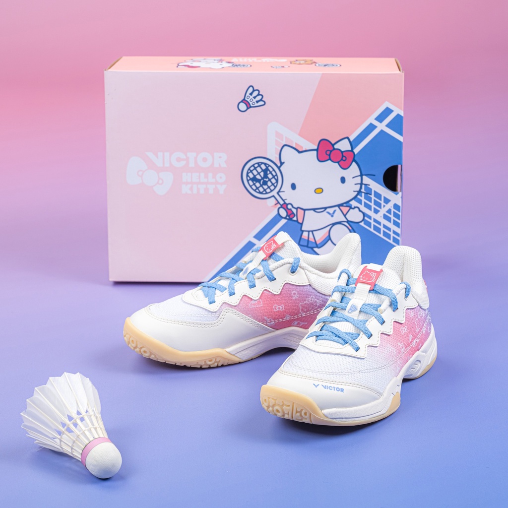 รองเท้าแบด 2022 Victor X Hello Kitty รุ่นVGKT Shopee Thailand