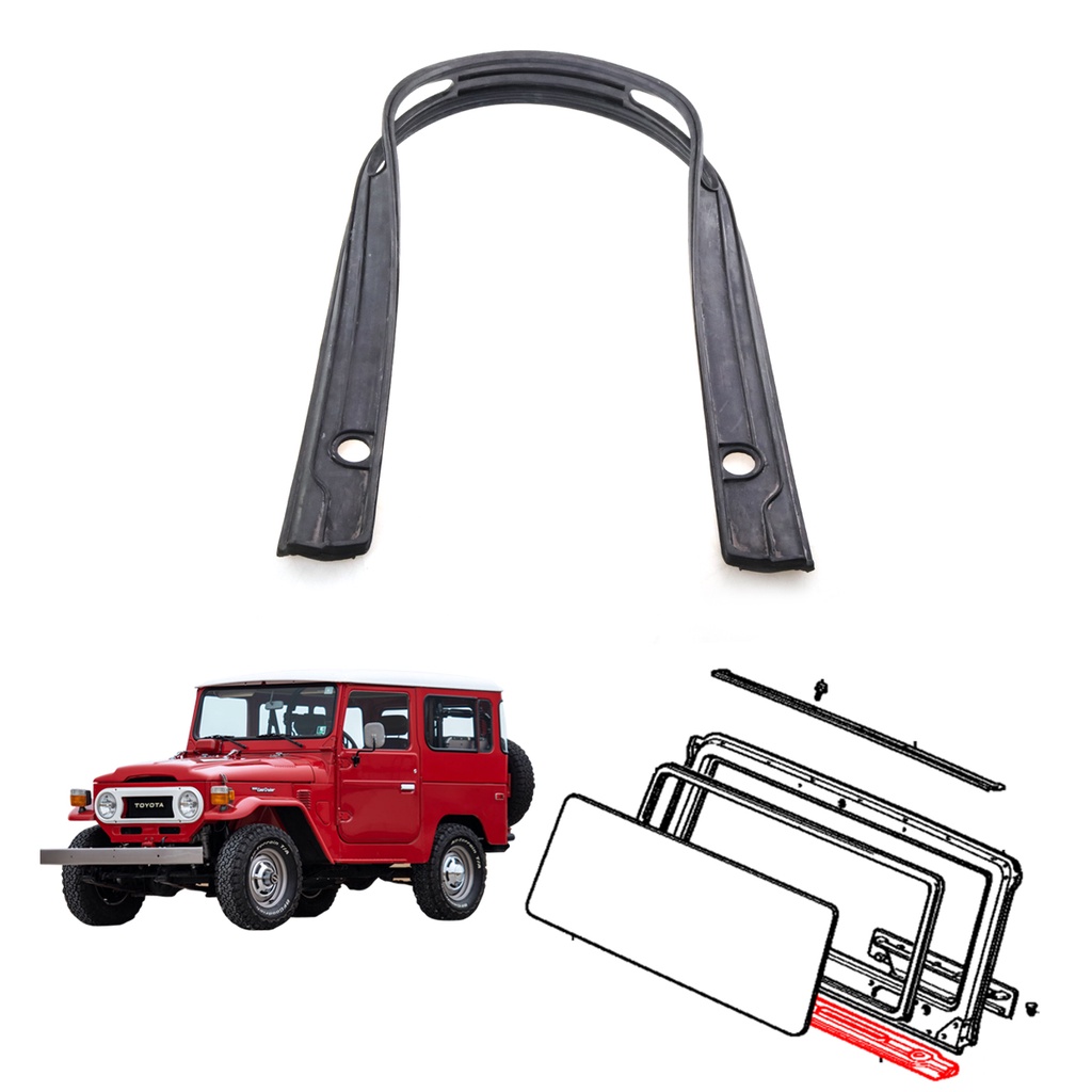 ยางสเปเซอร์แผงหน้า ช่วงล่างกระจกบังลม โตโยต้า แลนด์ครุยเซอร์ J40 BJ40 FJ40 HJ40 Toyota Land Cruiser 