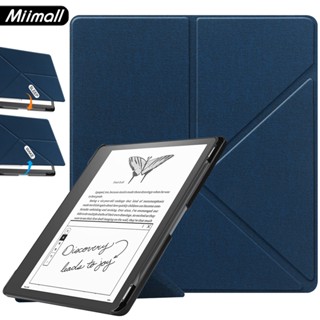 Miimall เคสหนังอัจฉริยะ บางพิเศษ และเบาที่สุด สําหรับ Kindle Scribe 10.2 นิ้ว Origami Case 2022 Kindle Scribe