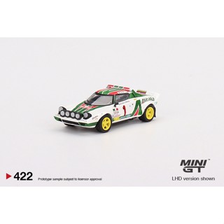 MINI GT 1/64 No.422 Lancia Stratos HF 1977 Rally MonteCarlo Winner #1 MGT00422-L