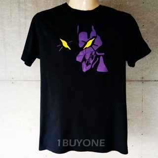 เสื้อยืดโอเวอร์ไซส์ราคาถูกเสื้อยืด อีวานเกเลี่ยน EVANGELION EVA 01 ลิขสิทธิ์แท้ GAINAX S ความยาว 26นิ้ว รอบอก36นิ้ว ทีเช