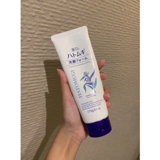 HATOMUGI FACIAL FOAM โฟมล้างหน้า ผสมลูกเดือย ผิวหน้าสะอาด นุ่มชุ่มชื้น ขนาด 130 g.