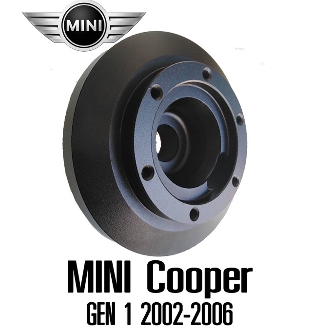 คอตรงรุ่น มินิ คูเปอร์ MINI Cooper R-53 รถปี 2002-2006 คอบาง 1 นิ้ว คอพวงมาลัยแต่ง สำหรับใส่พวงมาลัยแต่งก้านยก