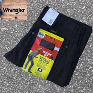 Wrangler ทรงกระบอกผ้าด้าน สี Black สินค้าล้างสต๊อก