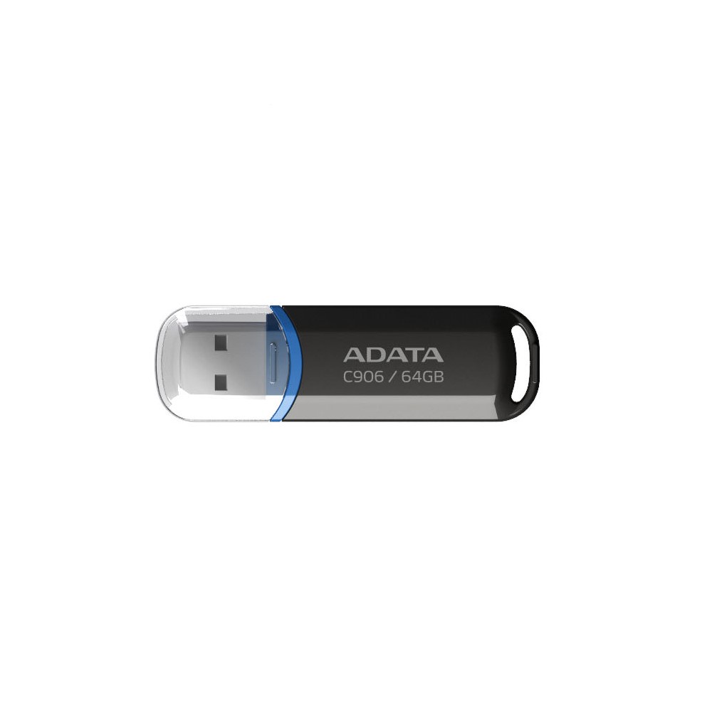 ADATA USB Flash Drive C906 Compact USB Flash Drive Black UFD C906-64GB-RBK (Black)