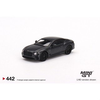 Mini GT No. 442-L Name: Bentley Continental GT Speed Anthracite Satin