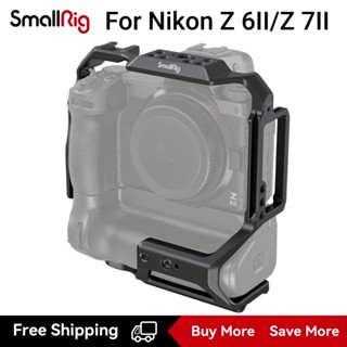 SmallRig Z 6II/Z 7II Camera Cage for Nikon Z 6II/Z 7II with MB-N11 Battery Grip Aluminum Alloy Full Cage with Quick Release Plate for Arca-Swiss Support Horizontal and Vertical Shooting 3866