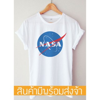 RkbC /เสื้อยืดผู้ชาย T-shirt NASA เสื้อยืดคอกลมผ้าฝ้าย !P-7_54