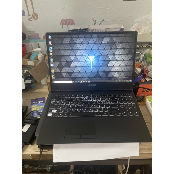 Notebook Gaming Lenovo Y540 Core i7-9750H@2.60Ghz 6C12T/RAM 16G/SSD 256G+HDD1TB/GTX-1650 4GDDR5แบตดี