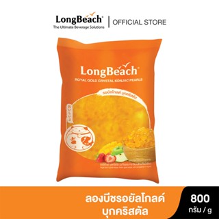 ลองบีชรอยัลโกลด์บุกคริสตัลขนาด800กรัมLong Beach Royal Gold Konjac Crystal Size 800 g.