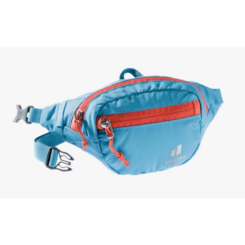 กระเป๋าคาดเอวของเด็ก deuter รุ่น Junior Belt โลโก้ใหม่ ปี 2021 สีฟ้า Azure , สีแดง Chili , สีเขียว Moss , สีม่วง Violet