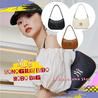 🎄กระเป๋า Mlb Monogram Embo hobo Bag