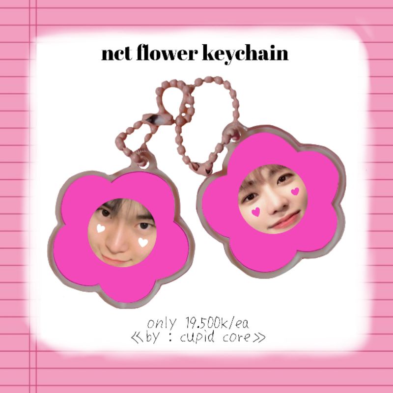 GANTUNGAN [cupid core] nct dream & nct 127 flower boy พวงกุญแจ พวงกุญแจ พวงกุญแจความงามน่ารัก