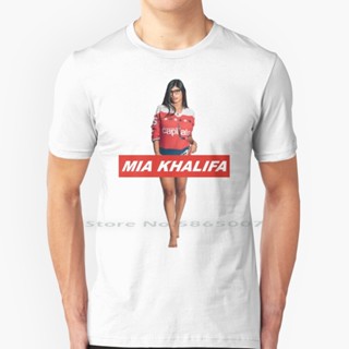 [S-5XL]Princes Khalifa T Shirt 100% Cotton Mia Khalifa Hockey Portrait Big Size 6xl Tee Gift Fashion_57