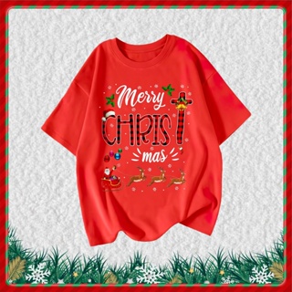 เสื้อยืดคริสต์มาส สุขสันต์วันคริสต์มาส (หมายเลข -009) Merry Christmas เสื้อยืดเด็ก