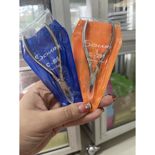 ของแท้ คมมากกรรไกรตัดหนังชาร์ปc-205ซองน้ำเงินและซองส้ม C-201