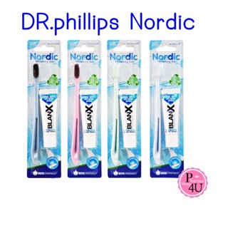 Dr.philips ชุดแปรงช่วยฟันขาว นอร์ดิค Nordic Blan x แปรงสีฟันนวัตกรรมรักษ์โลก ตัวด้ามผลิตจากฟางข้าวสาลี