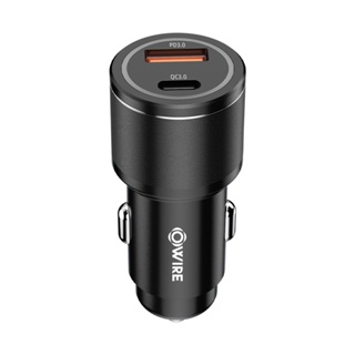 OWIRE ที่ชาร์จในรถ Car Charger PD 38W ชาร์จเร็ว Type C หัวชาร์จในรถ รองรับ QC 3.0 + PD20W 2ช่อง usb