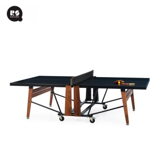 RS Barcelona Folding Outdoor Ping Pong Table Black