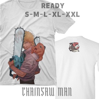 เสื้อผู้ชายเท่ เสื้อยืด มีฮู้ด ลายการ์ตูนอนิเมะ CHAINSAW MAN | เสื้อเท่ ๆเสื้อยืด_17