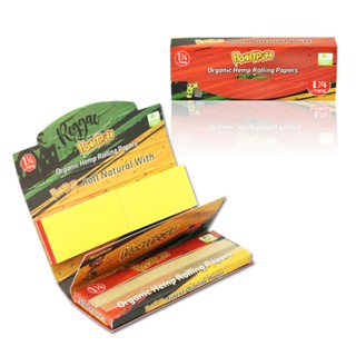 กระดาษโรล Honeypuff เร็กเก้ พร้อมก้นกรอง 78 มม 50 แผ่น🌿Honeypuff Reggae Rolling Papers with Filter Tips 78 mm 50 Leaves