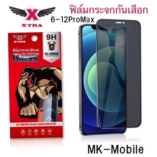 ฟิล์มกระจก เต็มจอ สำหรับ iPhone กันมองกันเสือก 9H รุ่น 13 Pr…