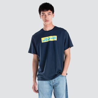 สไตล์ใหม่ เสื้อ Levis&amp;#174; d Graphic Tee - DRESSBLUE คอกลม_49