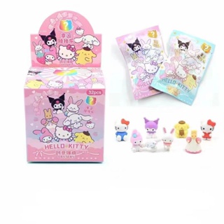 ยางลบดินสอ Sario สุ่มสี สุ่มลาย My Melody, Kitty, Cinnamon, Kuromi, PmoPom