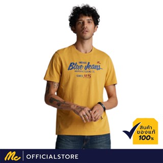 Mc Jeans เสื้อยืดผู้ชาย แขนสั้น สีเหลือง MTTZ408เสื้อยืดอินเทรนด์_30