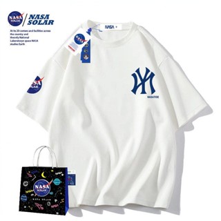 🎊 พร้อมส่ง 🎊  NASA เสื้อยืดคอกลมที่มีสไตล์, เสื้อยืดผ้าฝ้ายคุณภาพสูง ใหม่_45