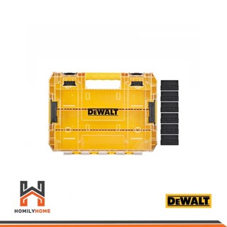 DEWALT กล่องอเนกประสงค์ (Tough Case) รุ่น DT70839 ต่อกล่อง Tstak 33x44x5.5 cm. DT70839-QZ B 5054905299248