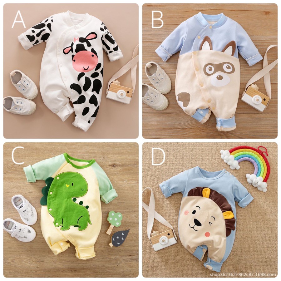 นําเข้าเด็กทารก & 39;s Long Jumper Romper Play Suit Premium Jumpsuit