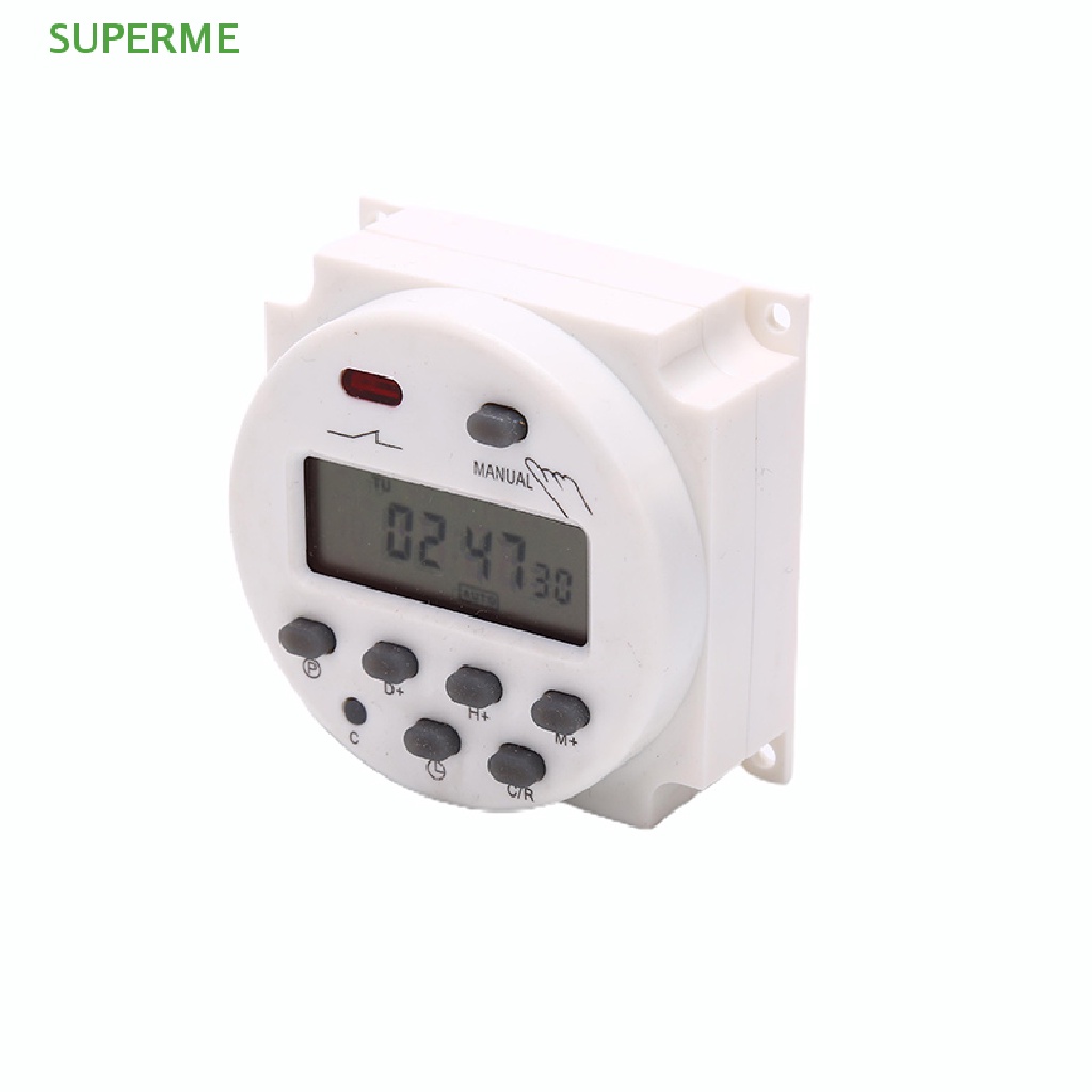 SUPERME CN101A 12V 24V 110V 240V ดิจิตอล LCD Power Timer รีเลย์ร้อน