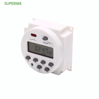 SUPERME CN101A 12V 24V 110V 240V ดิจิตอล LCD Power Timer รีเลย์ร้อน