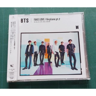 อัลบั้ม ญี่ปุ่น BTS - FAKE LOVE / Airplane pt.2 Japanese Album เวอร์ Limited A ของแท้ แกะแล้ว พร้อมส่ง Kpop CD + DVD