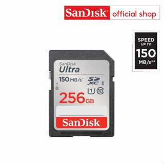 SanDisk Ultra SD Card 256GB Class 10 Speed 150MB/s (SDSDUNC-256G-GN6IN, SD Card)