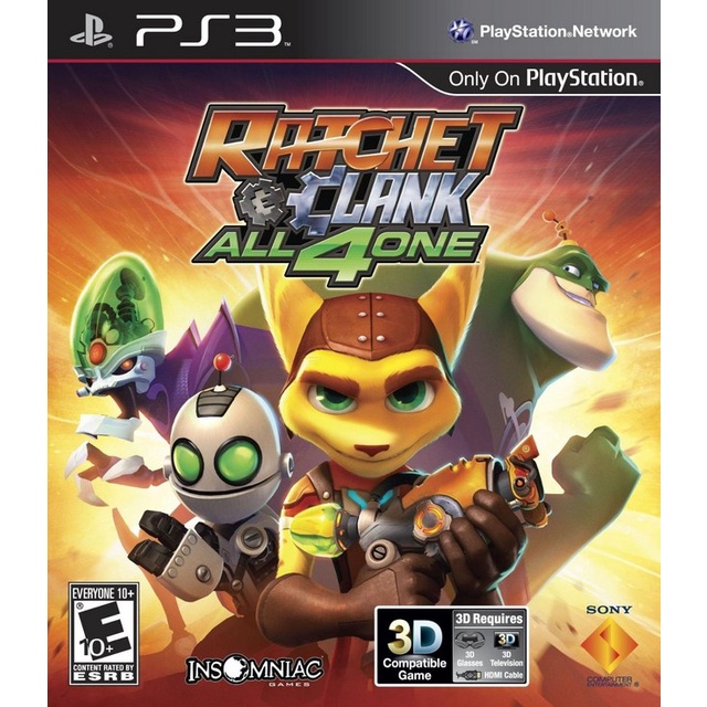 เกม Ps3 PKG CFW OFW HEN Ratchet & Clank All 4 One